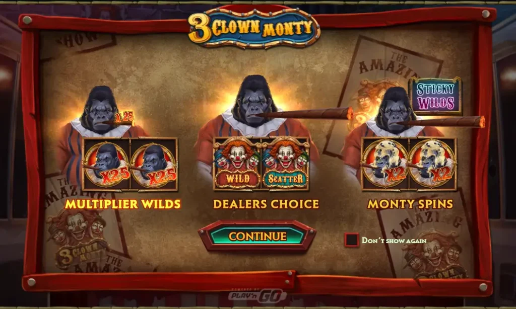 3 clown monty