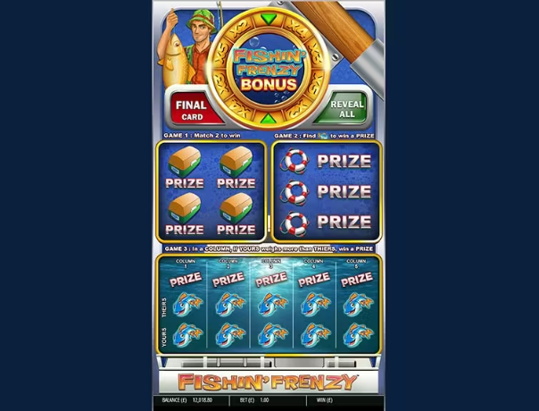 fishin frenzy scratchcard review