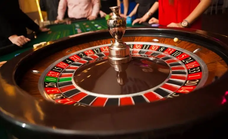 evolution gaming roulette table