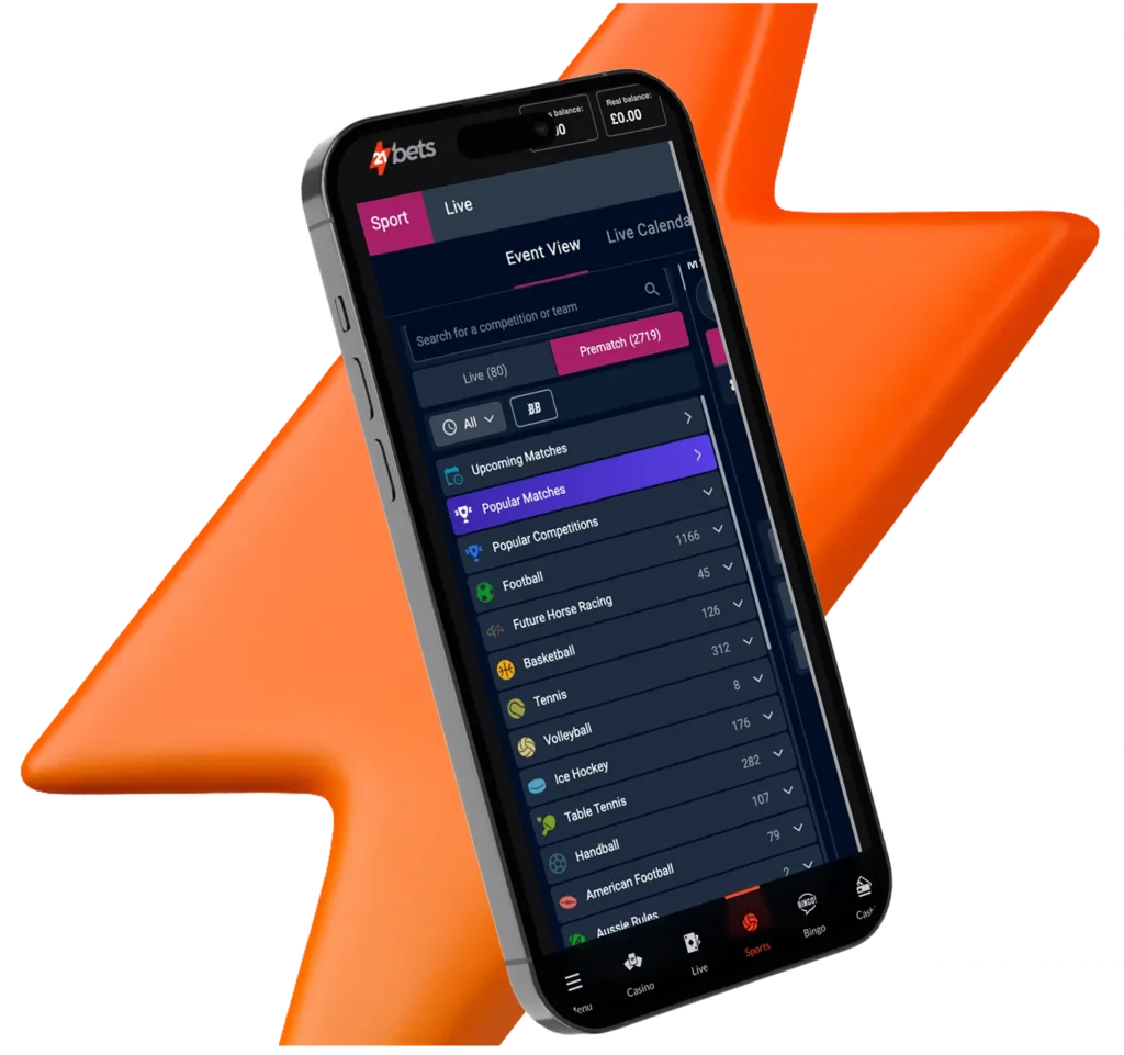 Betting Online at 21BetsCasino