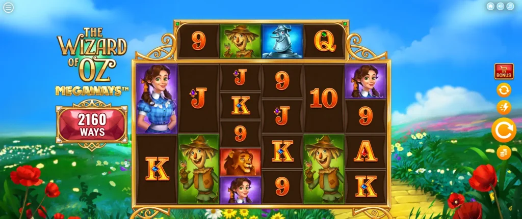 The Wizard of Oz Megaways