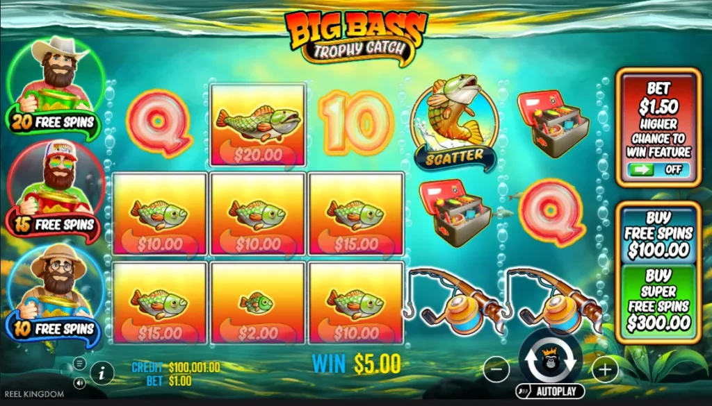 Big Bass Trophy Catch Screenshot 1