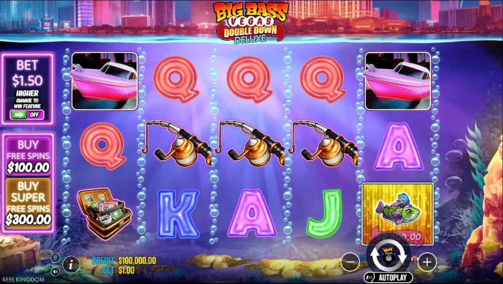 Big Bass Vegas Double Down Deluxe screenshot